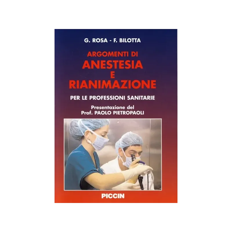 Argomenti di Anestesia e Rianimazione