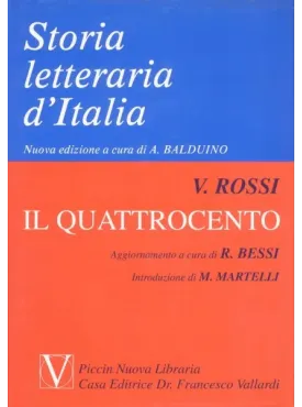 Storia Letteraria d'Italia - Il Quattrocento