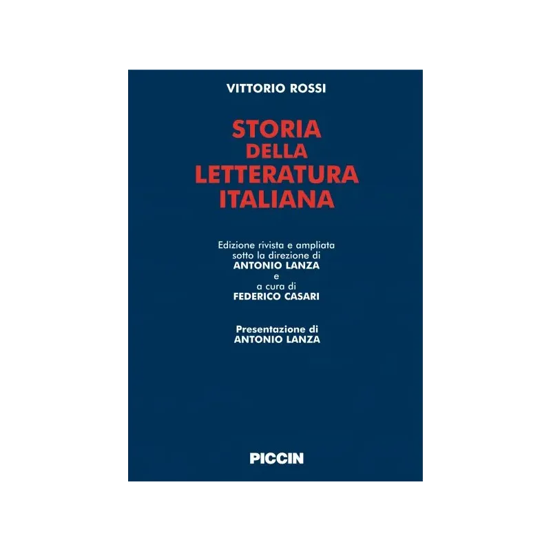 Storia della letteratura italiana