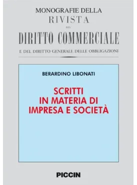 Scritti in materia di impresa e società