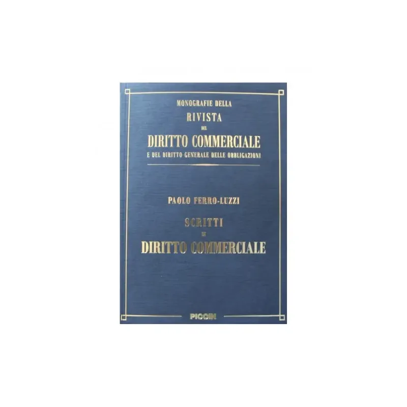 Scritti di diritto commerciale