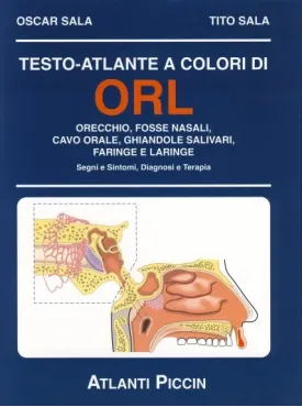 Testo atlante a colori di otorinolaringoiatria