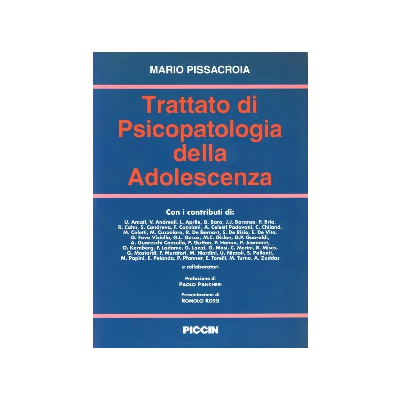 Trattato di Psicopatologia dell' Adolescenza