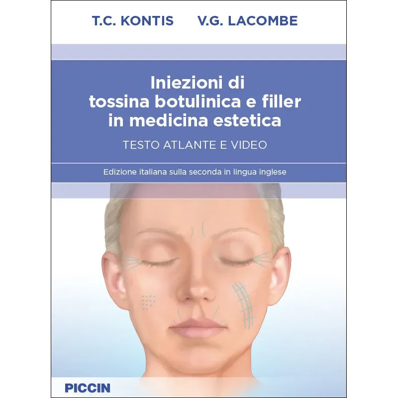 Iniezioni di tossina botulinica e filler in medicina estetica – Testo atlante e video
