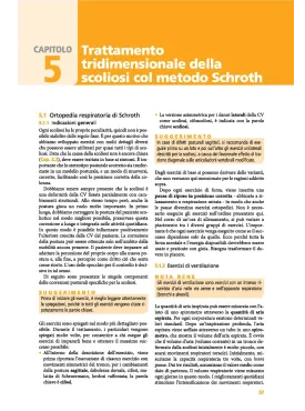 Trattamento tridimensionale della scoliosi