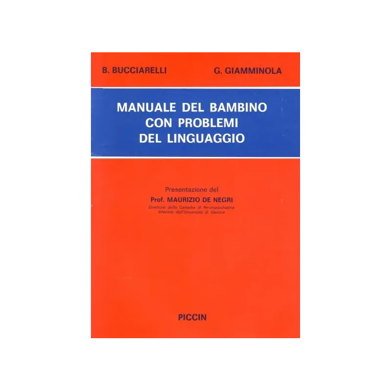 Manuale del Bambino con Problemi del Linguaggio