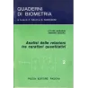 Analisi delle Relazioni tra Caratteri Quantitativi